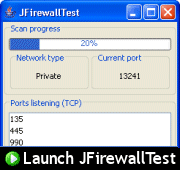 Launch JFirewallTest